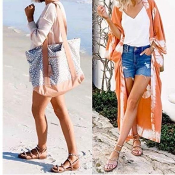 !! NEW !! Clear Studded Gladiator Sandals - Picture 9 of 11